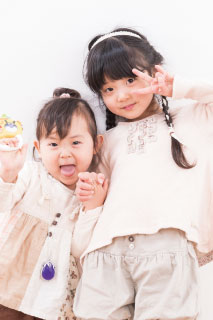 百山 杏奈ちゃん/百山 柚希ちゃん