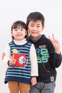 常田 真緒里ちゃん/常田 真央くん